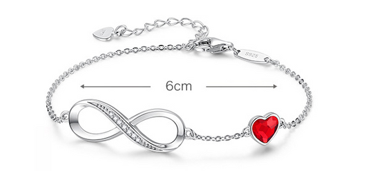 Pulsera de Plata Esterlina para Mujer - Amor Eterno Minimalista - Image 14