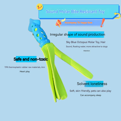 Juguete Masticable para Perros Sepia Interactivo con Sonido Squeaky - Limpieza Dental - Image 20