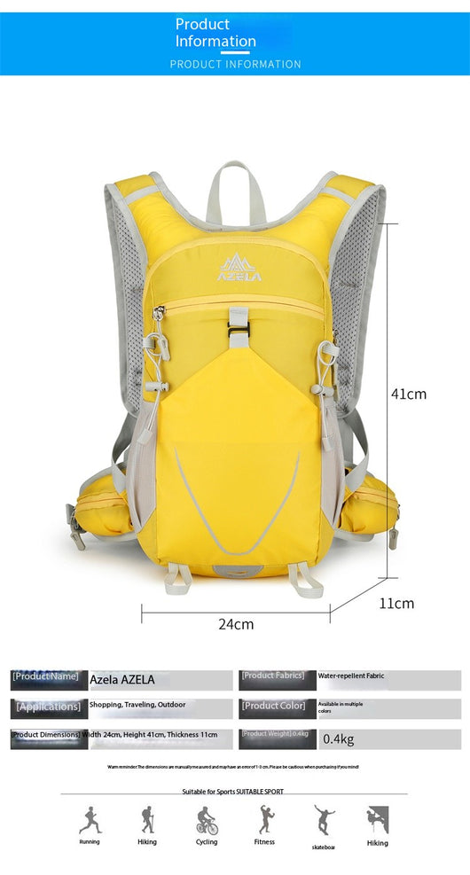 Mochila de Hidratación Ligera AZELA, Mochila Deportiva Transpirable con Múltiples Bolsillos para Trail Running, Senderismo, Ciclismo - Image 16