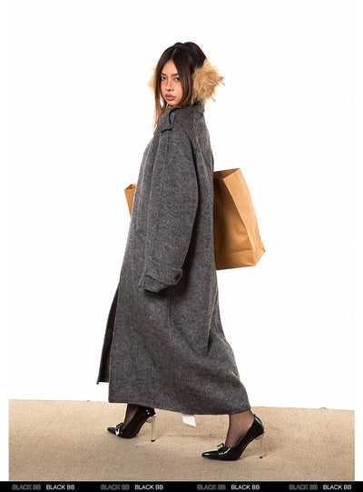 Abrigo de Lana Doble Faz Artesanal Premium para Otoño e Invierno - Image 12