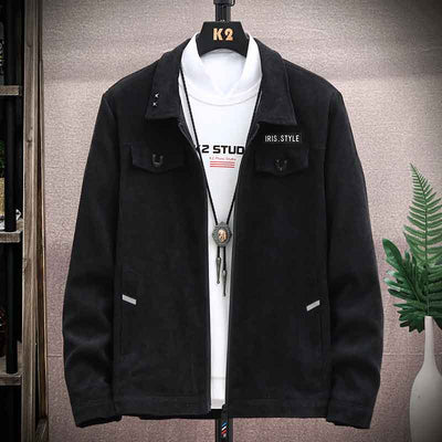 Chaqueta Estilo Hong Kong para Hombre - Diseño Funcional Otoño - Image 10