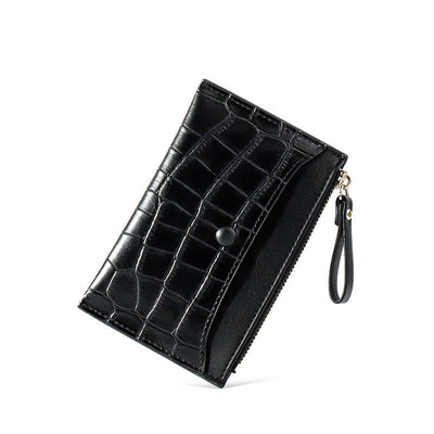 Billetera Compacta Multiranura para Mujer - Cartera Monedero PU Ultradelgada - Image 9