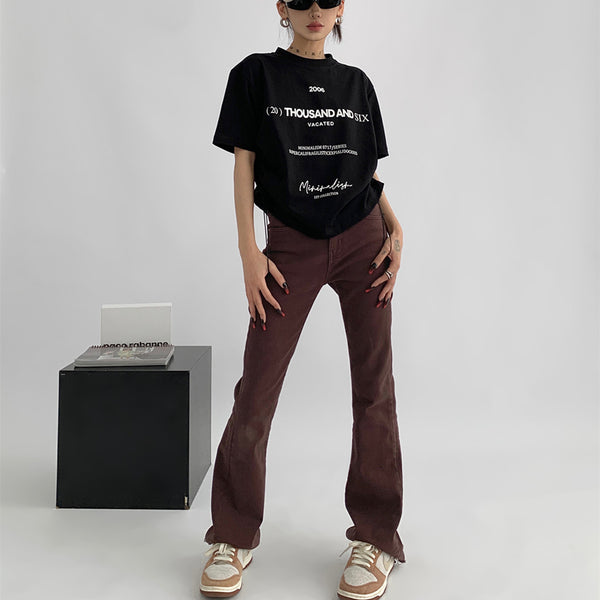 Jeans Slim Fit con Estampado para Mujer
