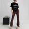 Jeans Slim Fit con Estampado para Mujer