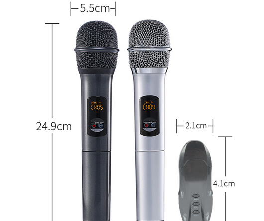 Micrófono Inalámbrico Dinámico para Karaoke en Pareja con Bluetooth - Image 7