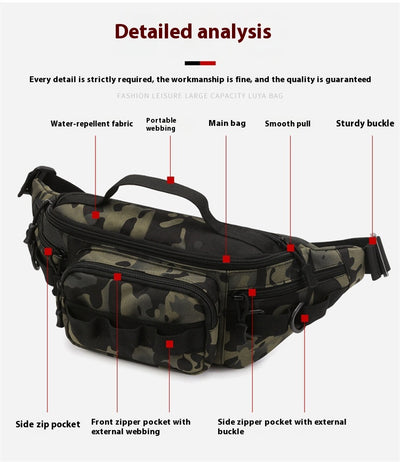 Bolsa de Cintura Multifuncional Impermeable para Hombre - Image 24