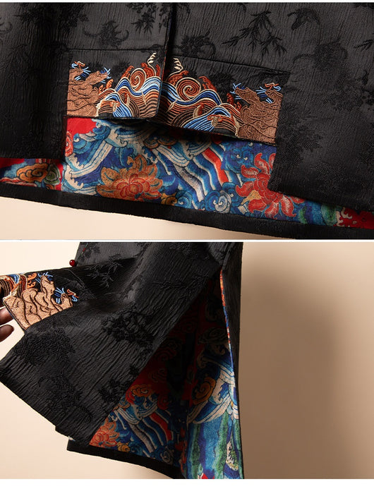 Chaleco Étnico Reversible Bordado Estilo Retro Chino - Image 15