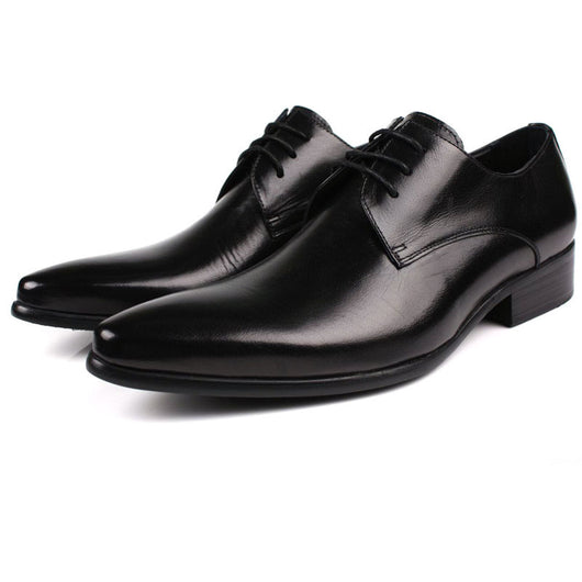 Zapatos de Cuero Premium para Hombre con Punta Afilada y Transpirabilidad - Image 9