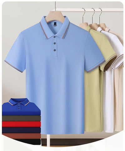Polo de Trabajo Solona con Efecto Frío y Combinación de Colores - Image 32