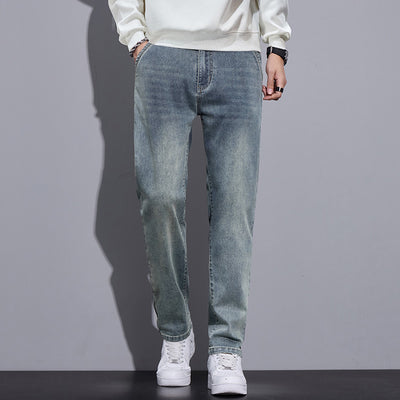 Pantalones Vaqueros Anchos Rectos Estilo Urbano para Hombre - Image 4