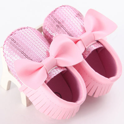 Zapatos para Bebé Niña Primavera Otoño con Suela Antideslizante y Moño Elegante - Image 7