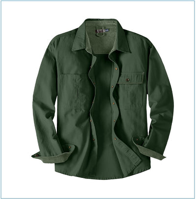 Camisa Polo de Manga Larga Algodón Lavado Tallas Grandes Hombre Color Sólido - Image 36