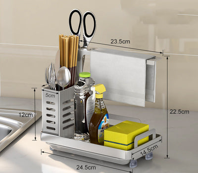 Organizador de Cocina Escurridor de Trapos y Esponjas - Image 11