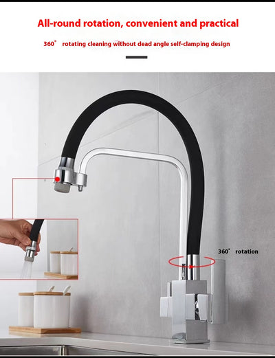 Grifo Purificador de Agua Telescópico con Tubo de Resorte para Cocina - Image 25