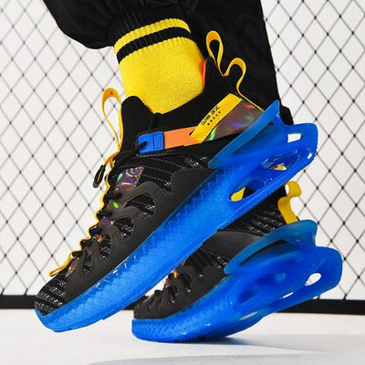 Zapatos Deportivos Tejido Volador Blanco - Tenis Casuales Modernos Talla Grande Hombre - Image 13