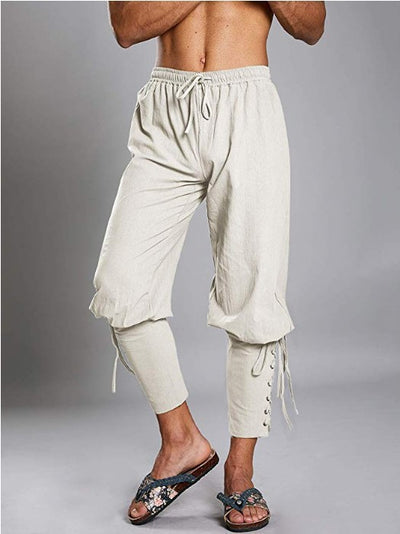 Pantalones Deportivos Hip-hop de Algodón y Lino Transpirables - Image 10