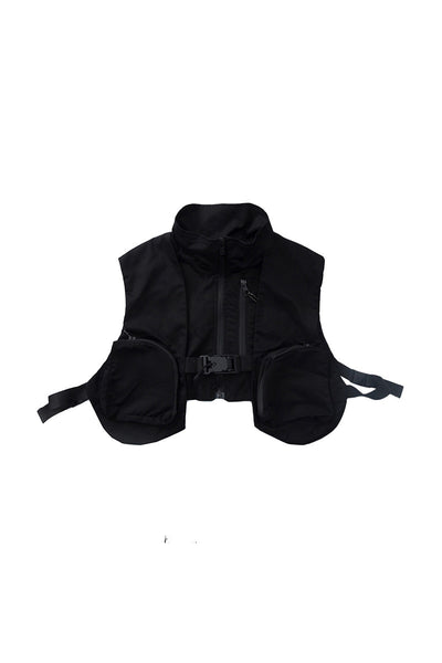 Chaqueta Funcional Guochao con Cremallera Negra y Bolsillos Amplios - Image 8
