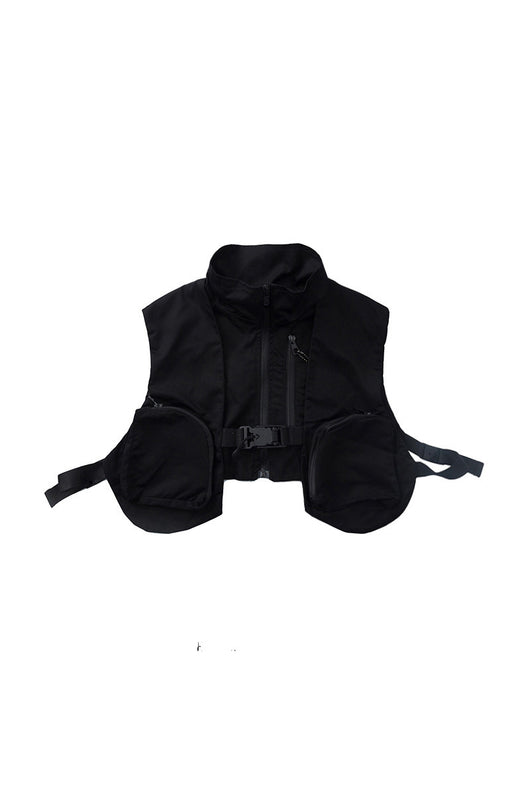 Chaqueta Funcional Guochao con Cremallera Negra y Bolsillos Amplios - Image 8