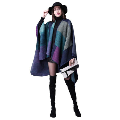 Chal Versátil de Lattice para Otoño e Invierno - Perfecto para Viajes - Image 5