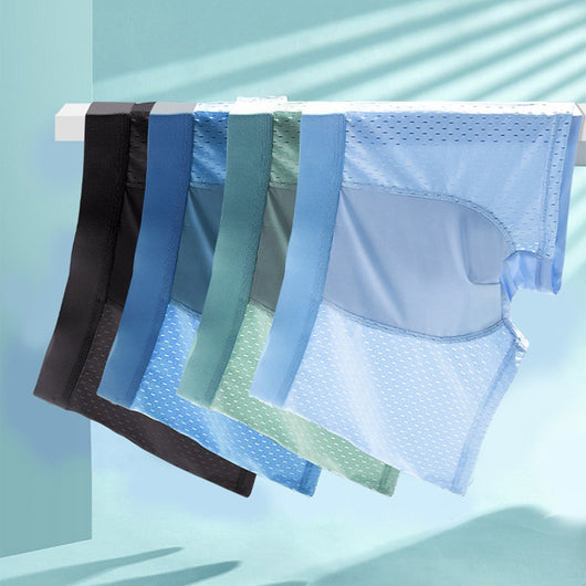Bóxers de Malla Translúcida y Seda de Hielo para Hombre - Image 12