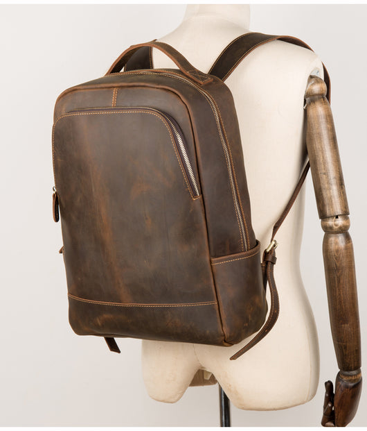 Mochila de Cuero para Hombre - Viajes y Negocios - Image 14
