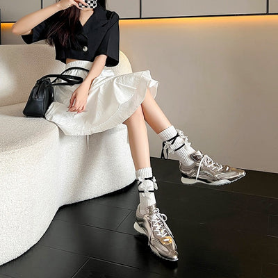 Zapatillas de Boxeo para Mujer con Lengüeta Asimétrica y Suela Gruesa - Image 10
