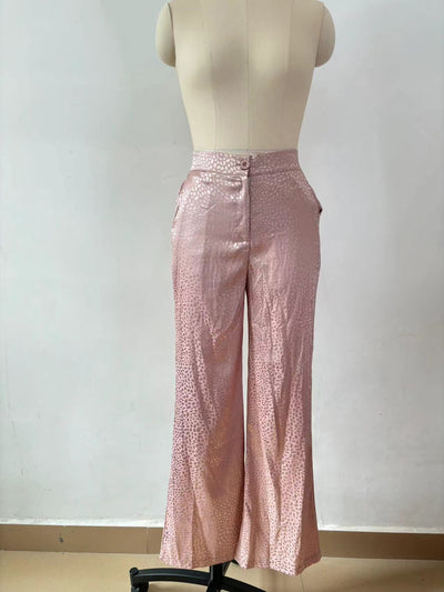 Conjunto de Dos Piezas Mujer con Camisa Estampado Leopardo y Pantalón - Image 20