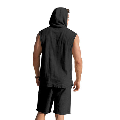 Conjunto de Bermudas y Camiseta sin Mangas para Hombre - Image 47