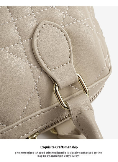 Bolso Mensajero Boston de Cuero Genuino con Diseño Rombo - Image 20