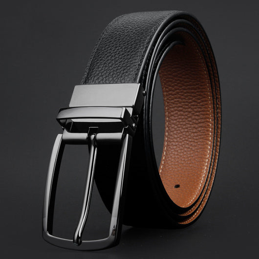 Cinturón para Hombre con Hebilla Giratoria de Pasador - Image 9