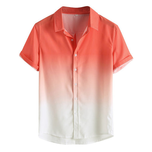Camisa de Manga Corta con Degradado para Hombre - Image 15