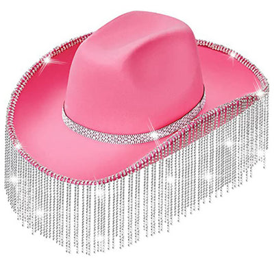 Sombrero Vaquero Denim con Cristales para Dama de Honor - Image 3