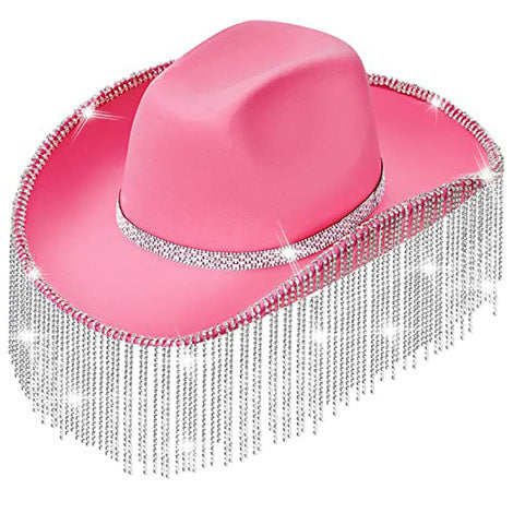 Sombrero Vaquero Denim con Cristales para Dama de Honor - Image 3