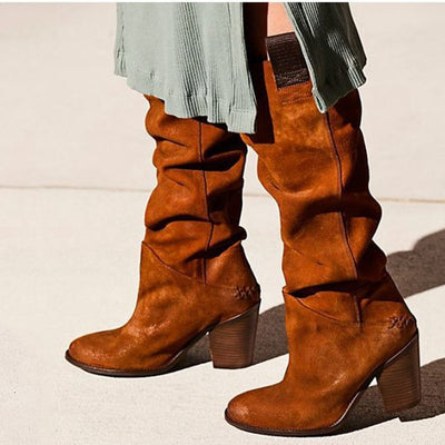 Botas Retro con Tacón Ancho - Image 12