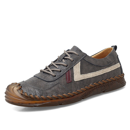 Zapatos Casuales Negros de Cuero Tendon - Estilo Trendy Diario - Image 5