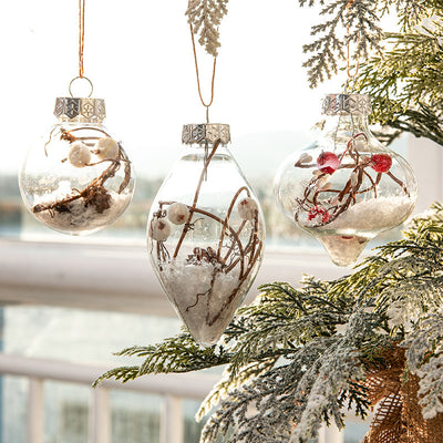 Bolas de Navidad Decorativas Doradas con Brillo - Set Mixto de Plástico Pintado - Image 17