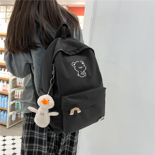 Mochila Escolar Coreana para Estudiantes de Secundaria - Estilo Ins Trendy - Image 8