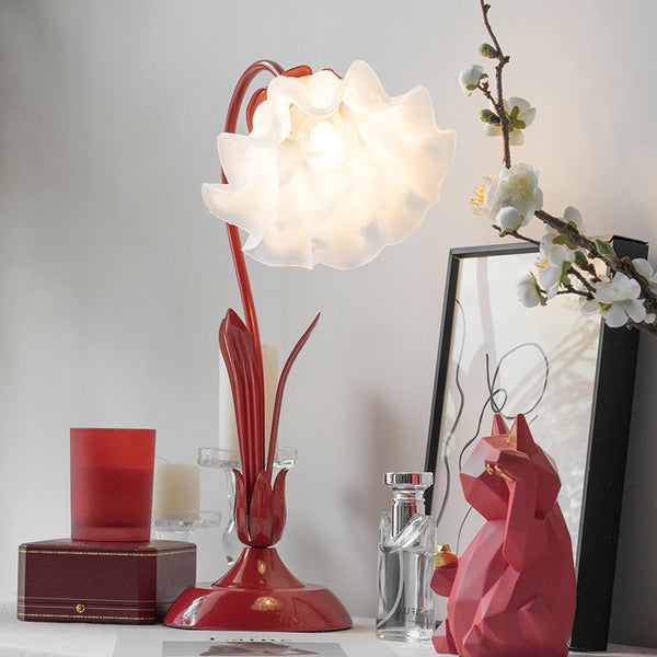 Lámpara de Mesa Floral Decorativa
