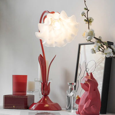 Lámpara de Mesa Floral Decorativa