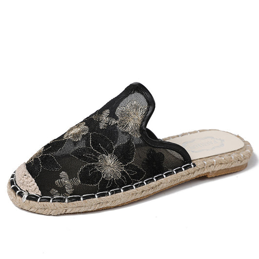Pantuflas Cómodas con Suela de Cáñamo y Tendón - Image 2