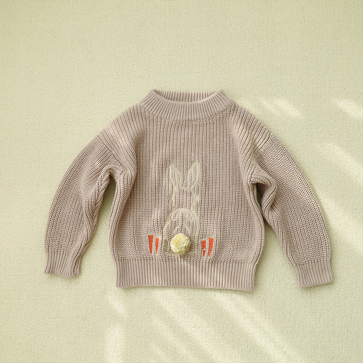 Blusa Infantil de Algodón Puro Estilo INS para Otoño e Invierno - Image 10