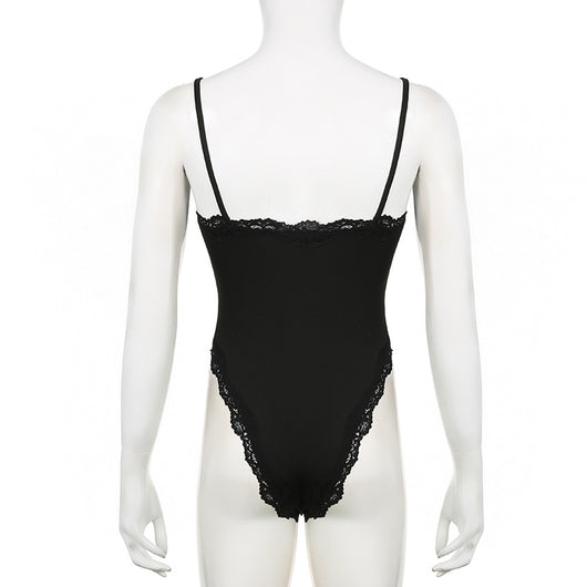 Jumpsuit Elegante con Encaje y Tirantes Ajustables para Mujer - Image 9