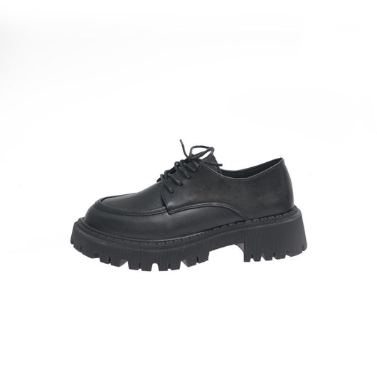Zapatos de Cuero con Tacón Grueso y Suela Acolchada para Mujer - Image 2