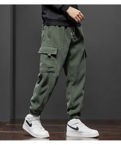 Pantalones Casuales Holgados Forrados en Fleece - Calidez y Estilo - Image 21
