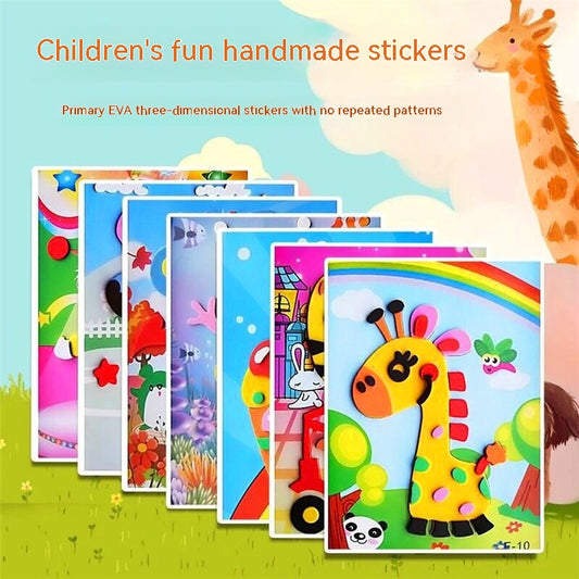 Pegatinas 3D Impresas Creativas para Niños