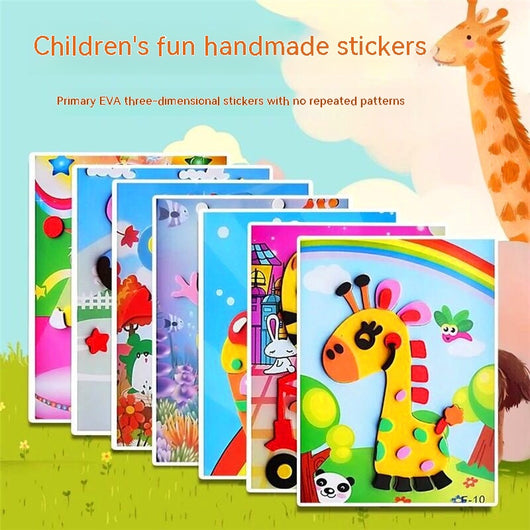 Pegatinas 3D Impresas Creativas para Niños