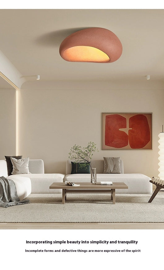 Lámpara de Techo Minimalista Japonesa Silenciosa Crema Moderna - Image 37
