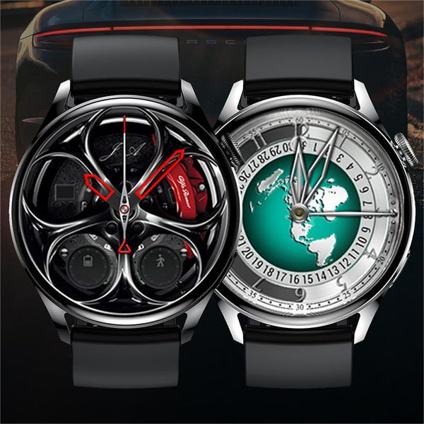 Reloj Deportivo Inteligente con Monitor de Frecuencia Cardíaca y Carga Inalámbrica