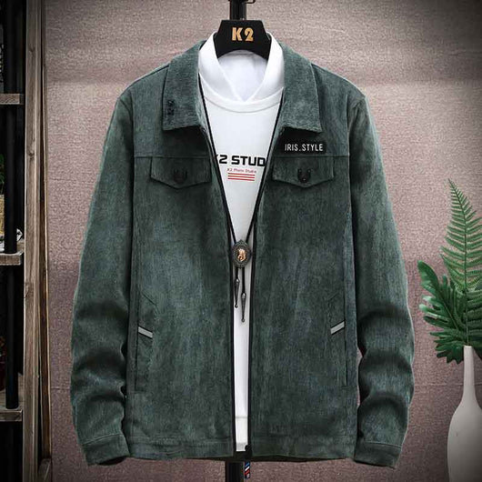 Chaqueta Estilo Hong Kong para Hombre - Diseño Funcional Otoño - Image 3