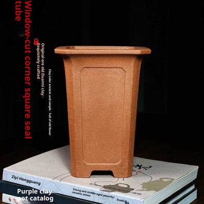 Maceta Zisha Orquídea Ángulo Ancho - Diseño Cuadrado Premium - Image 8